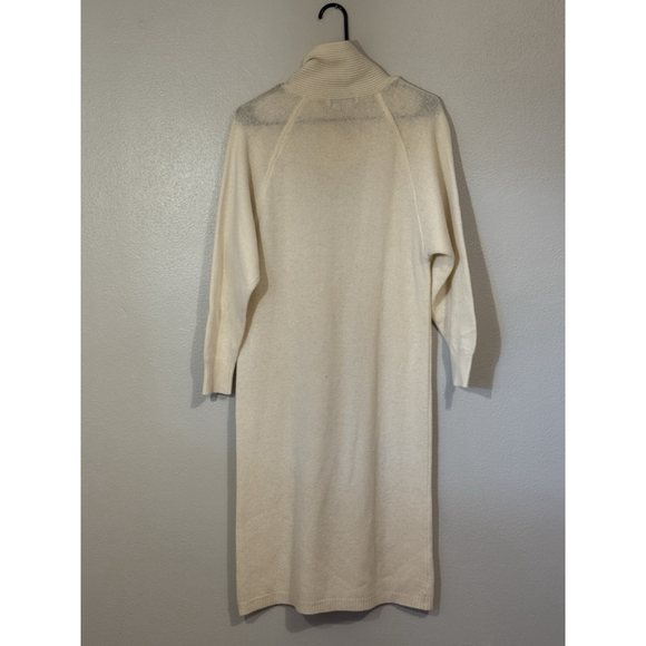 Vintage Outlander Lambswool Angora White Sweater Dress Size Large Winter - Picture 3 of 3